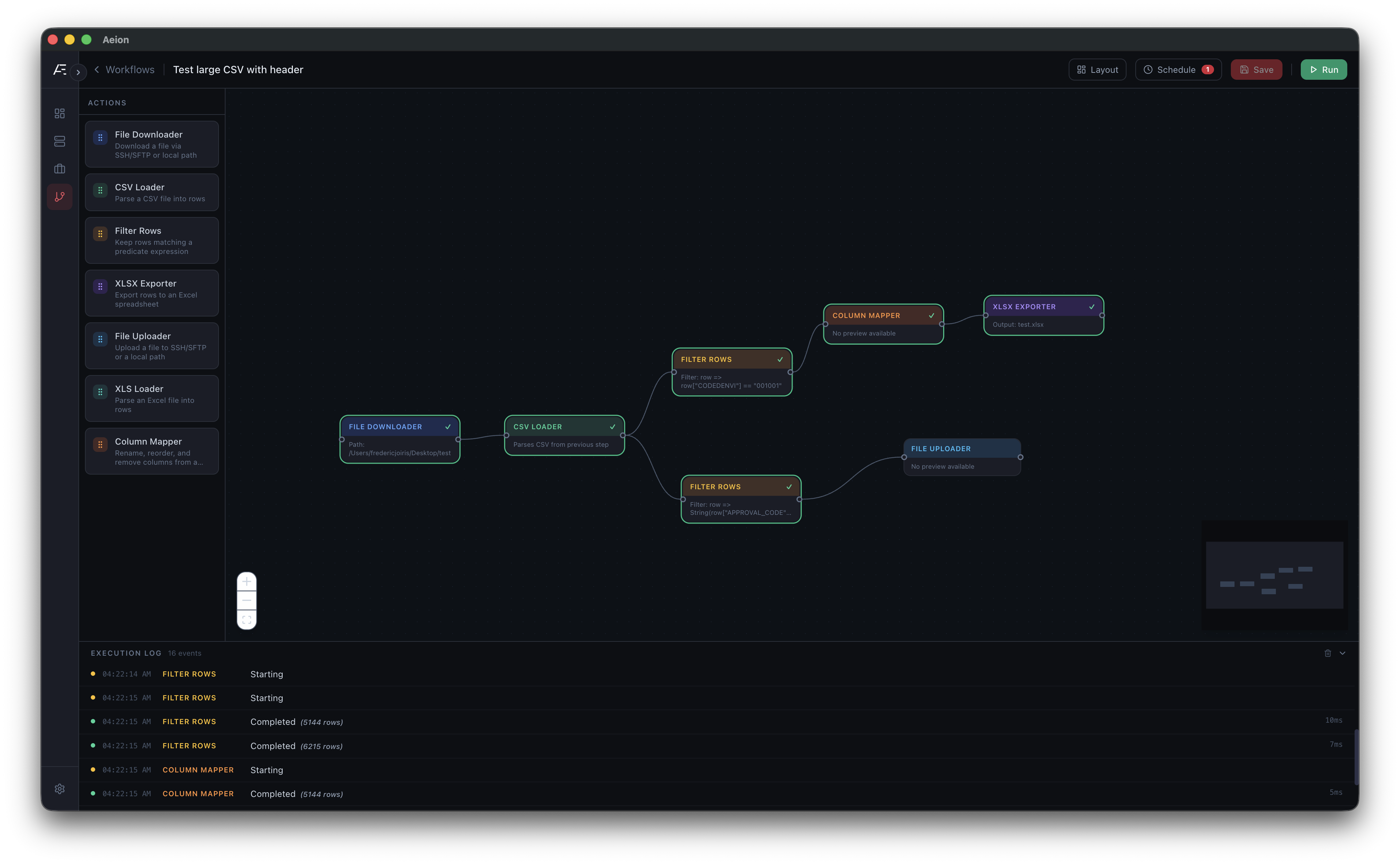 Visual Workflow Builder
